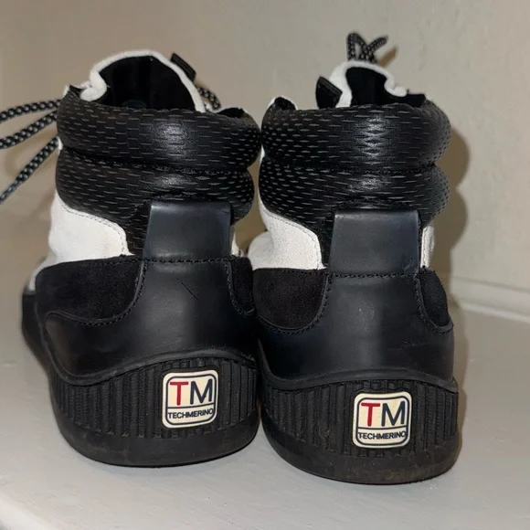 Z Zegna Techmerino High Top suede Sneakers. Mens 9 1/2 - Picture 4 of 7